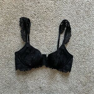 Elegant Black Lace Bra